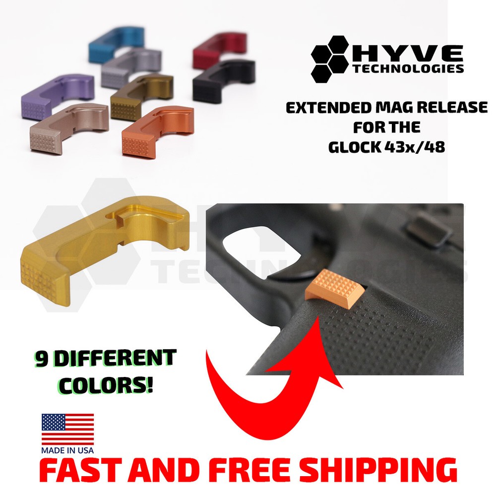Extended Mag Release for the Glock 43x and Glock 48