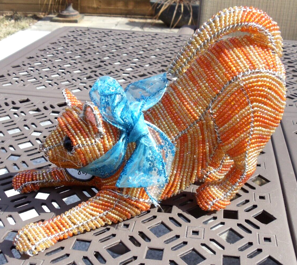 Beaded land: Ginger Cat