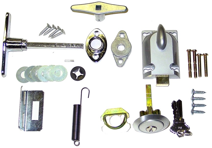 Garage Door Lock Cylinder & T Handle Kit
