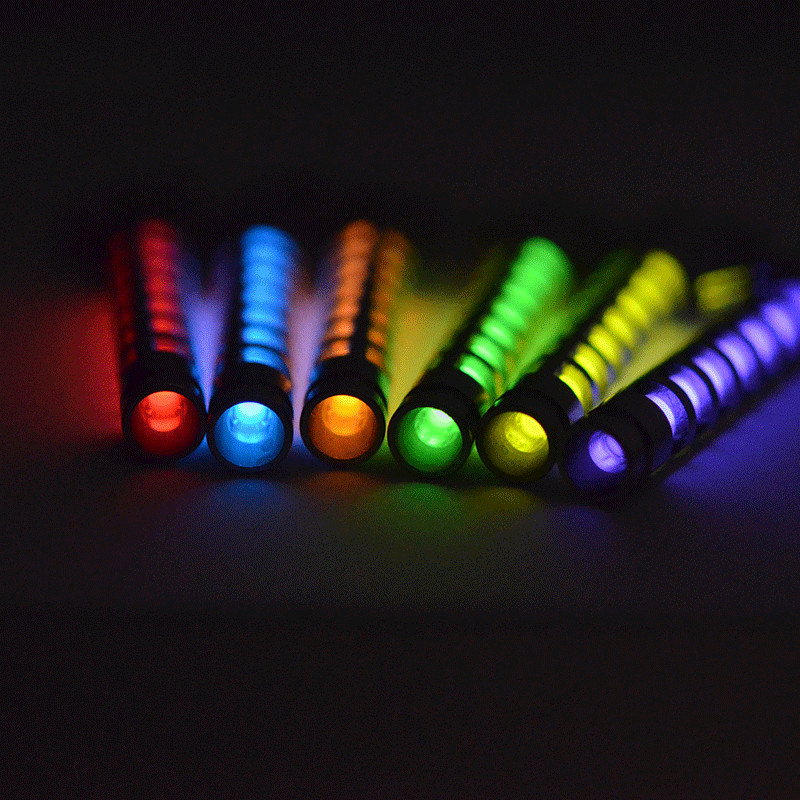 Titanium Keychian Necklace Pendant EDC Charm DIY Glow in the Dark 25 Years Life