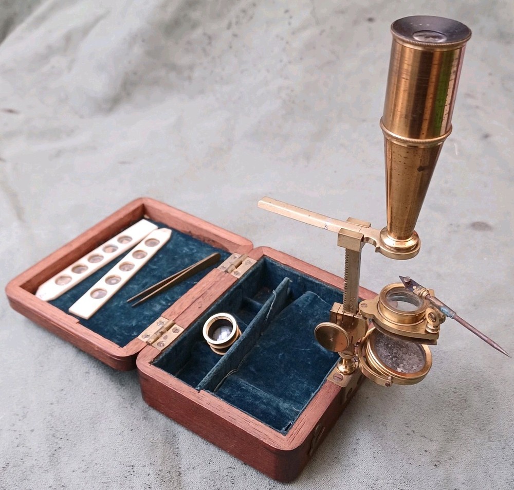 Rare Antique signed Cary’s pocket microscope, c 1830