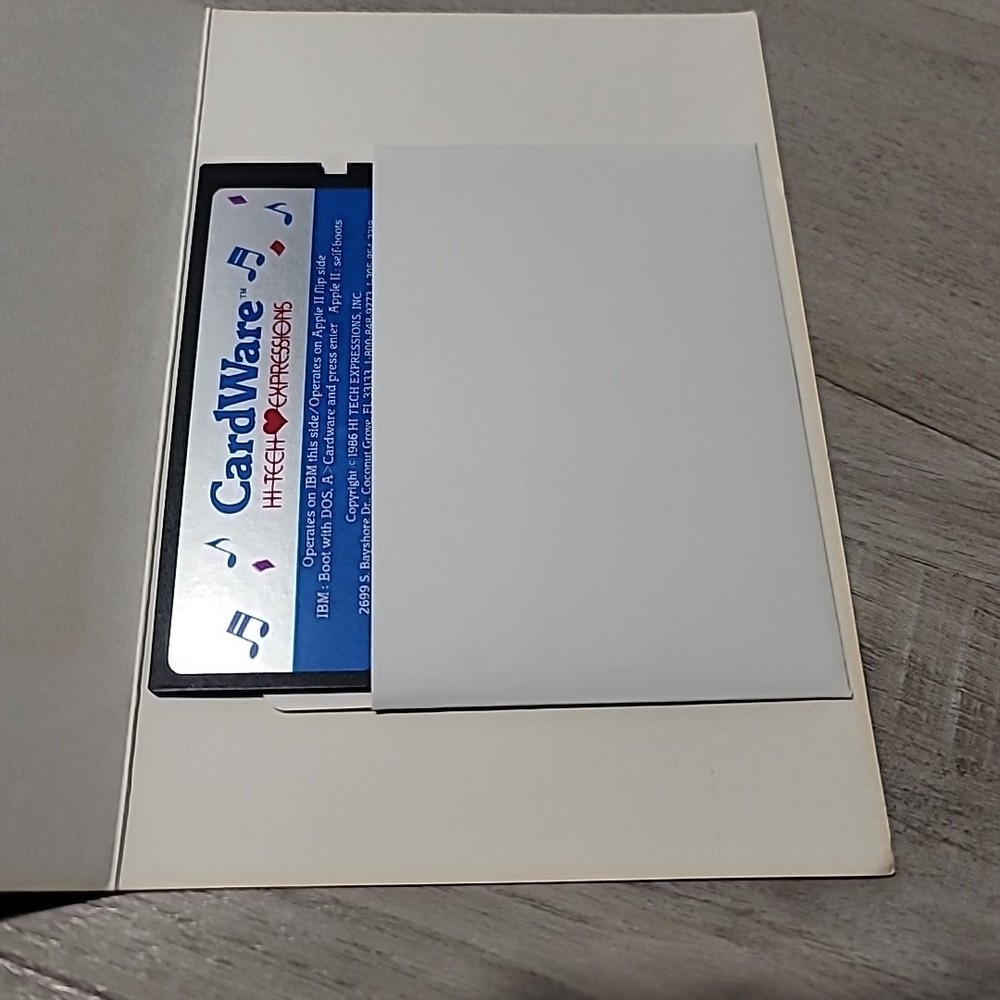 ITHistory (1986) APPLE Software: "Cardware" (IIe/IIc/IIGS) (HiTech Expressions)