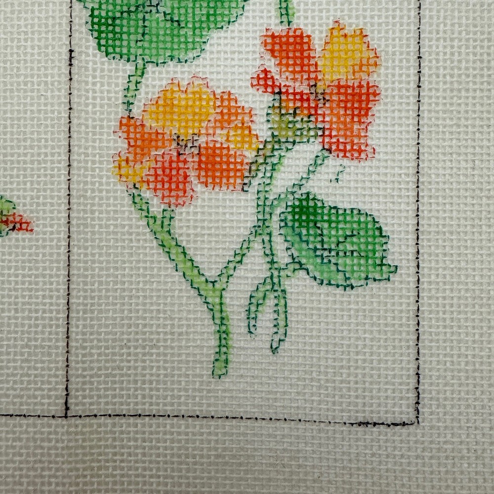 Needlepoint Flower Designs by Unknown Artist