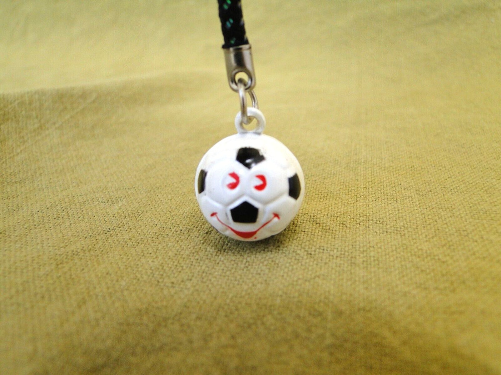 Soccer Ball Charm Bell Strap