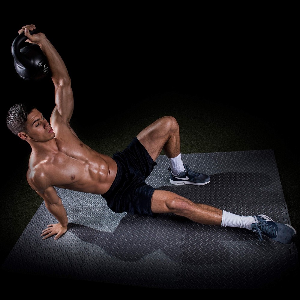 Vinyl Plastic Kettlebell, 25 lb