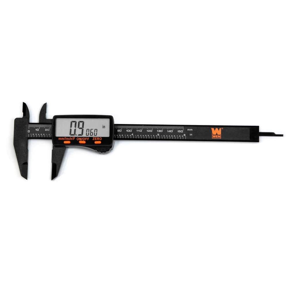 6.1 in. Electronic Digital Caliper with LCD Readout and Storage Case
