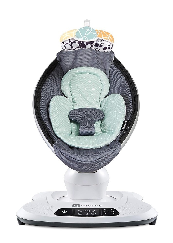 Machine Washable RockaRoo & MamaRoo Infant Insert - Cool Mesh Fabric in Seafoam
