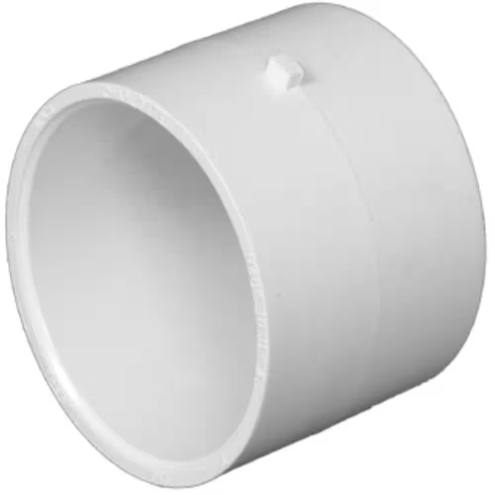 3 In. PVC DWV Hub Hub Repair Coupling