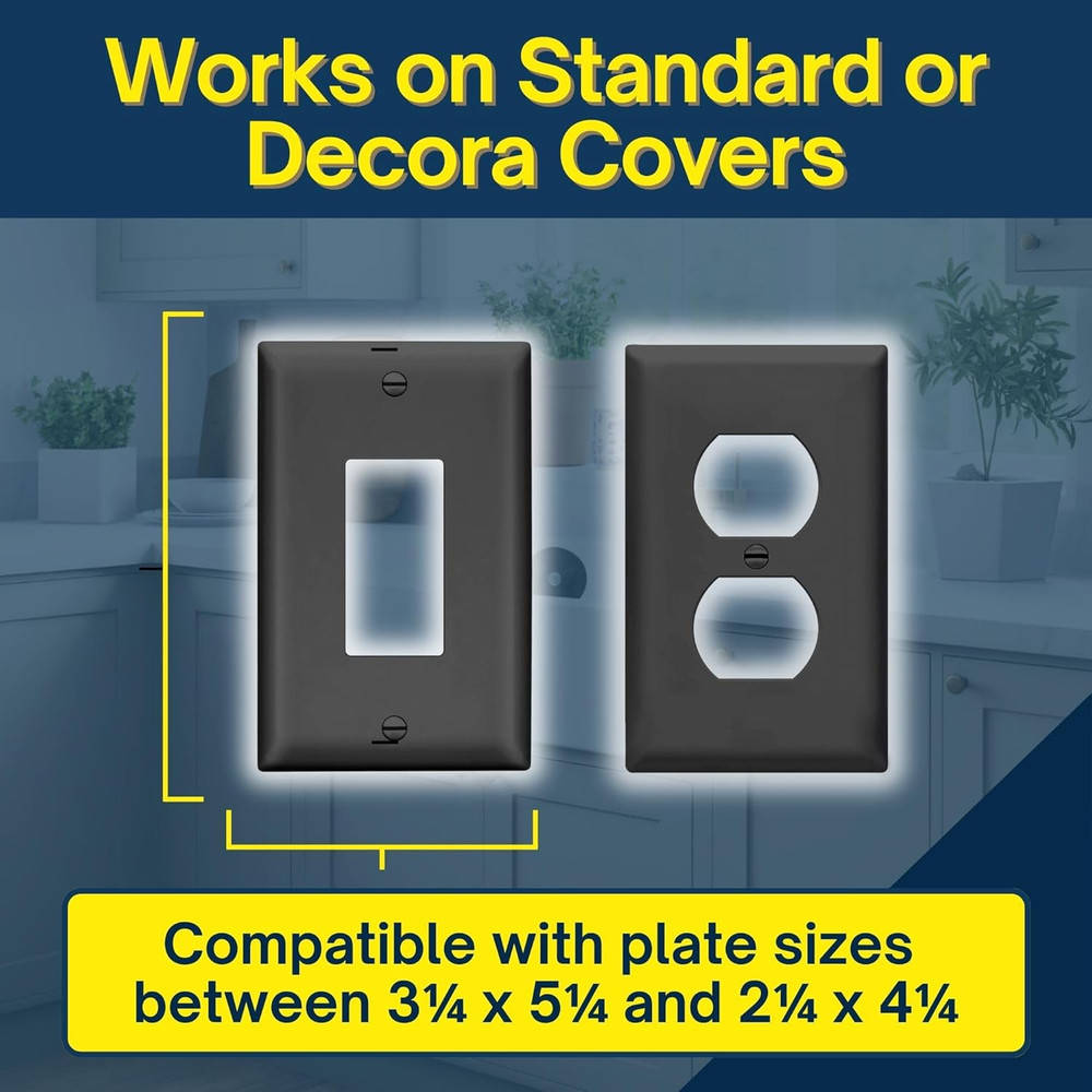 Beratek Power Perch Wall Outlet Shelf | Declutter & Reclaim Counter Space | Bedr