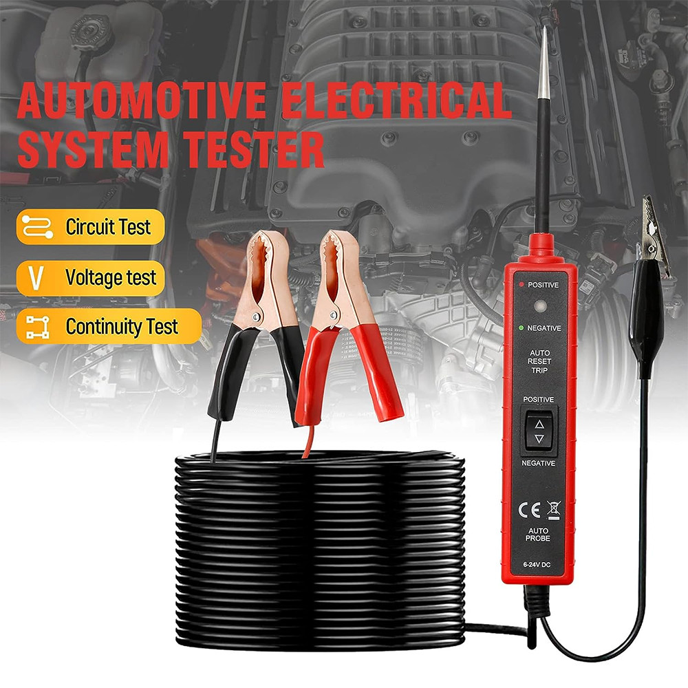 6-24V Digital Automobile Circuit Detector Power Electrical Tester Device