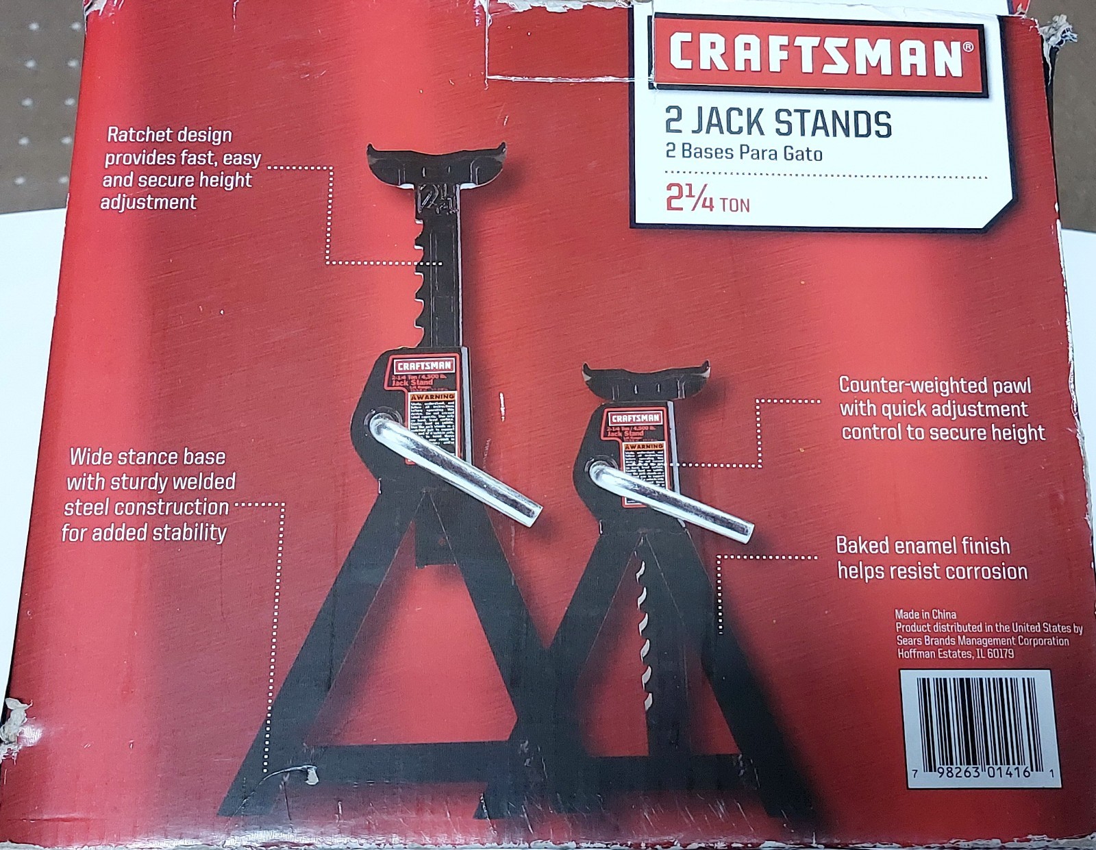 Craftsman Jack Stands 2-1/4 Ton Capacity per pair