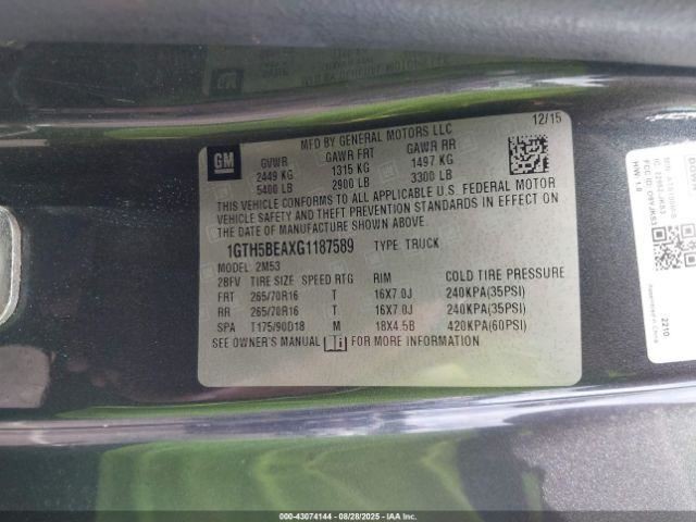CANYON 2016 Glove Box 4980375