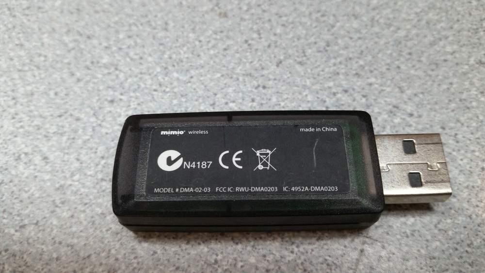 Mimio Wireless Receiver N4187 Model DMA-02-03