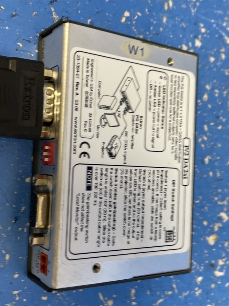 Extron Electronics P/2 DA2xi VGA Distribution Amplifier