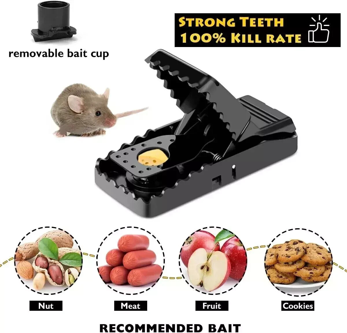 Mouse Trap Best Mouse Traps That Work Sanitary Safe Mouse Catcher for Family