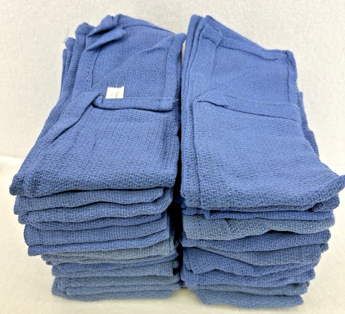 NEW Blue Non-Sterile Surgical/Operating Towels/Shop Towels 34 total