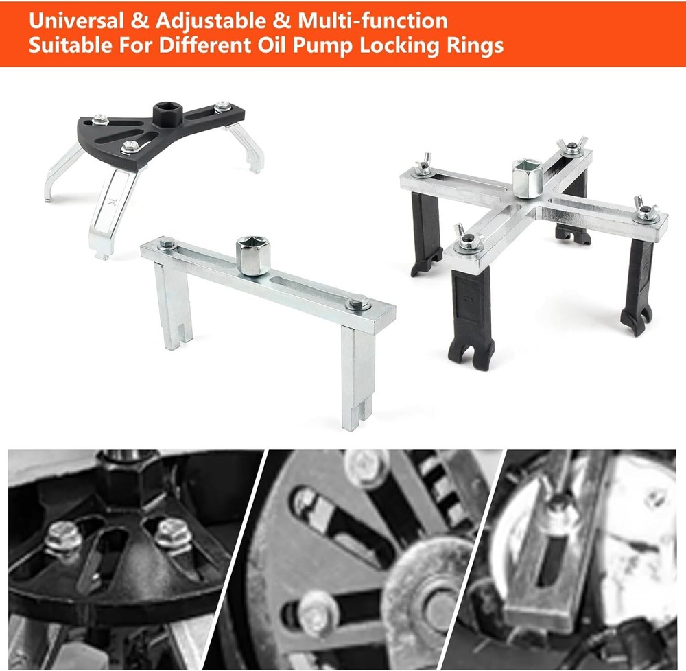5 Sets Fuel Tank Lock Ring Tool Kits Universal Fuel Pump Removal Tool Adjustable