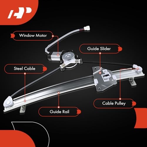 Electric Power Window Regulator with Motor Compatible Front Passenger (RH)