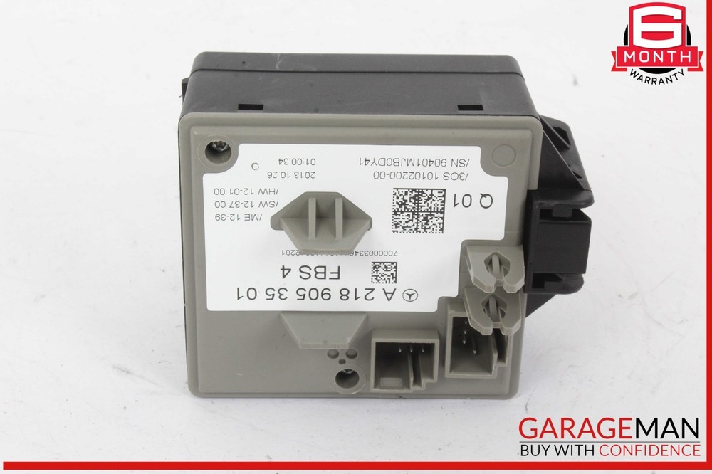 14-17 Mercedes W212 E250 E400 Ignition Switch Control Module 2189053501 OEM