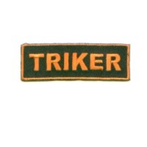 TRIKER  BIKER CHOPPER 3 WHEELER EMBROIDERED IRON ON PATCH