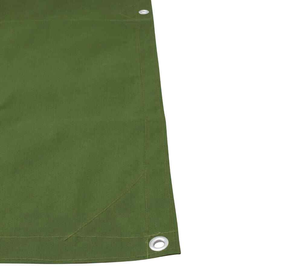 (2 Pack) 12' x 24' Canvas Tarp - Green