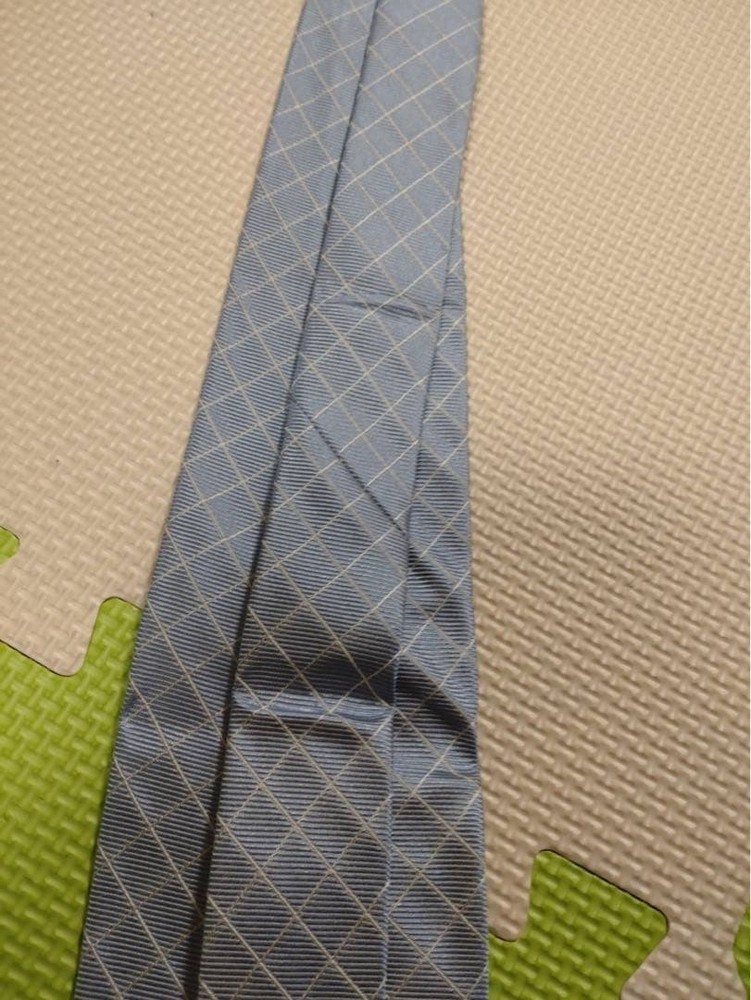 altea Milano light blue diamond pattern tie