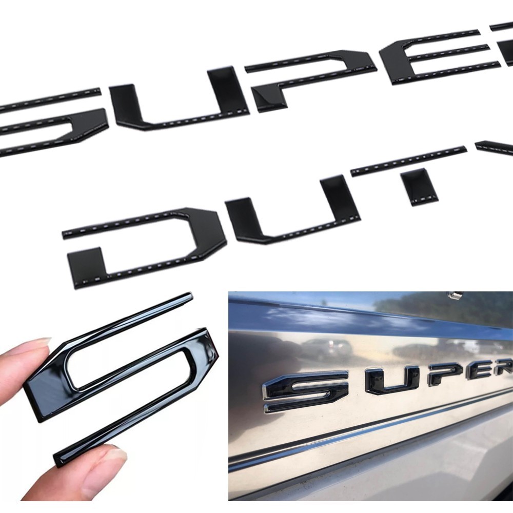 For Super Duty Tailgate Insert Letter fits 2023-2026 250/350 Model emblem Decal