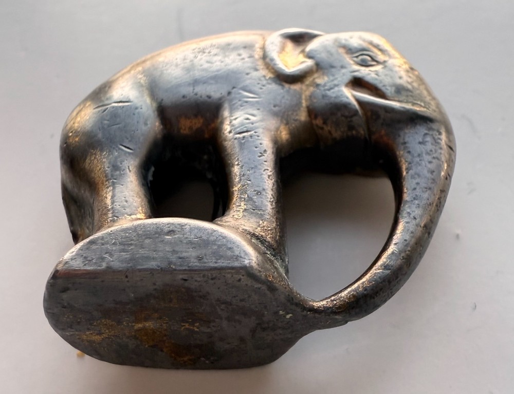 MINIATURE GERMAN BRONZE ELEPHANT