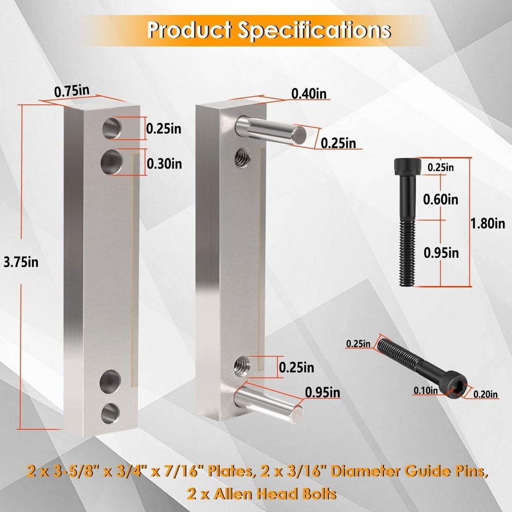 Hardened File Guide with Carbide Surface For Knife Making Tool Knife Makers