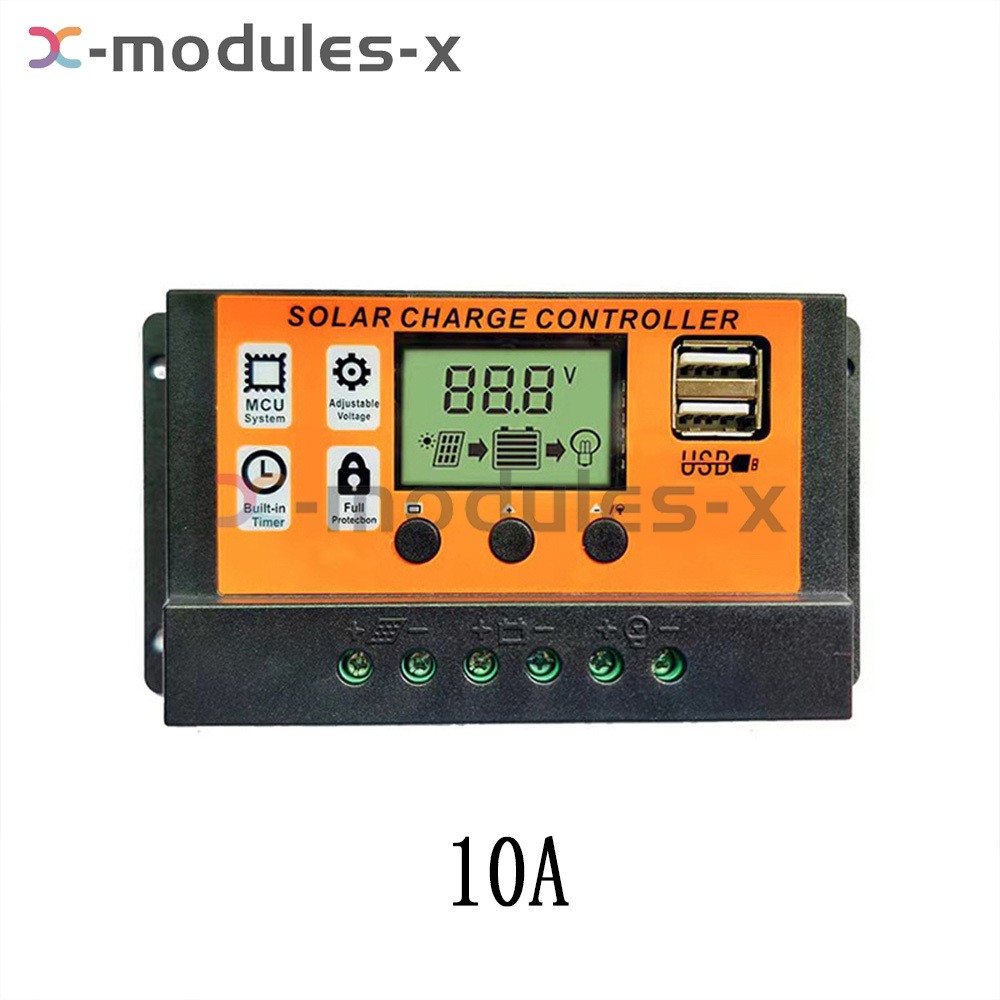 10-100A MPPT Solar Panel Regulator Charge Controller 12V/24V Auto Focus Tracking