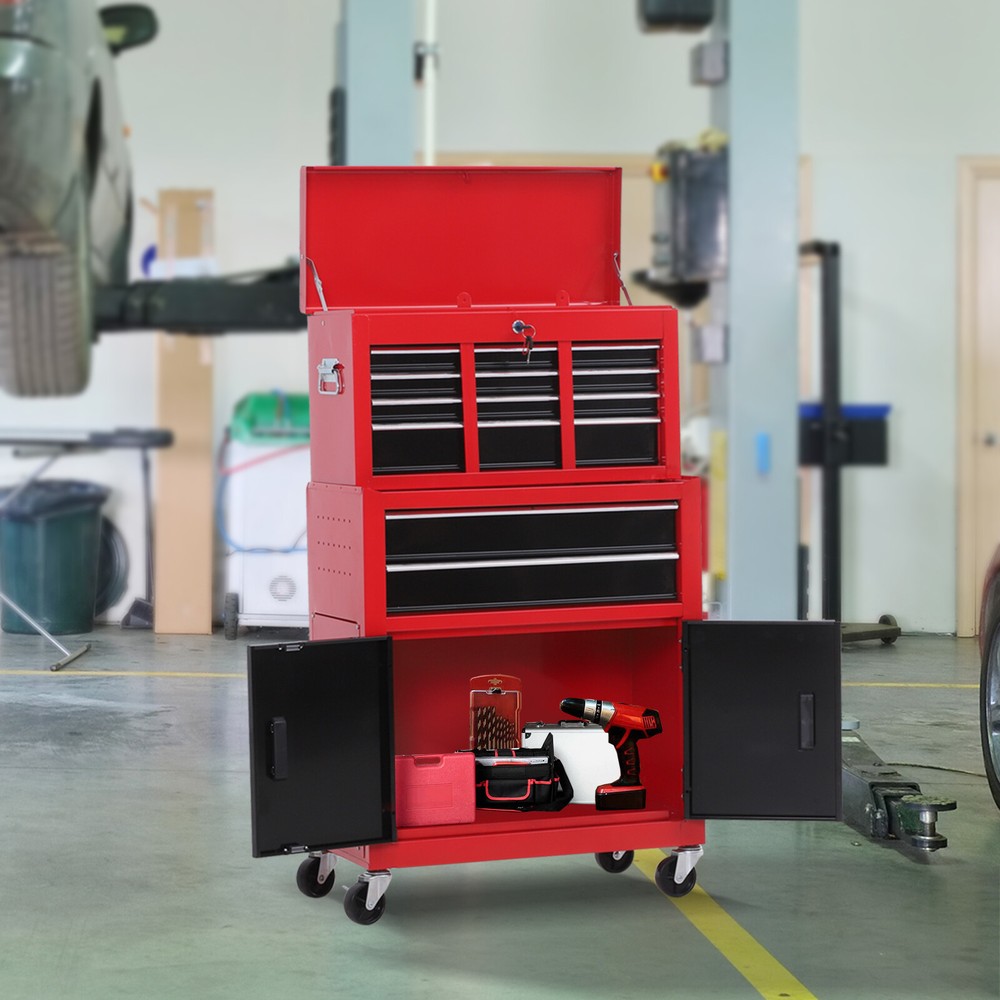 Ultimate Portable Tool Chest & Cabinet - Organize, Secure, and Roll in Style!