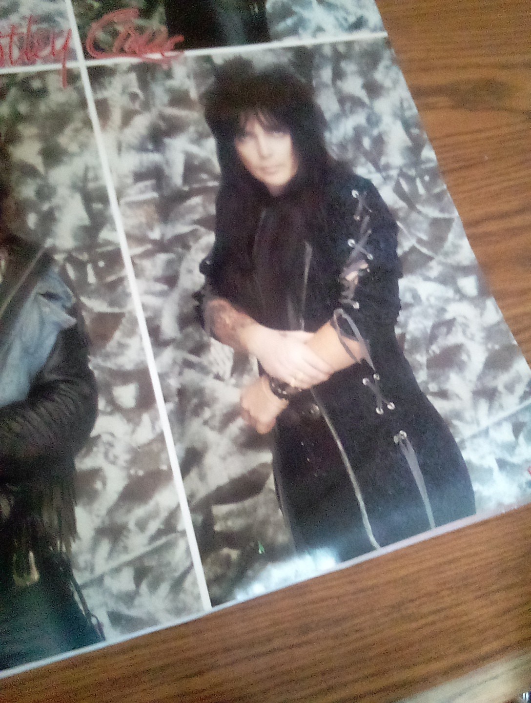 Original Vintage 1987 Rock Hair Band Motley Crue Poster By Funky Brands 22x34