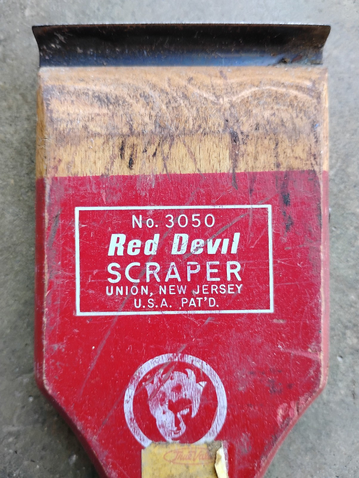 Vintage Red Devil Paint No.3050 Scraper 2-1/2" Blade USA