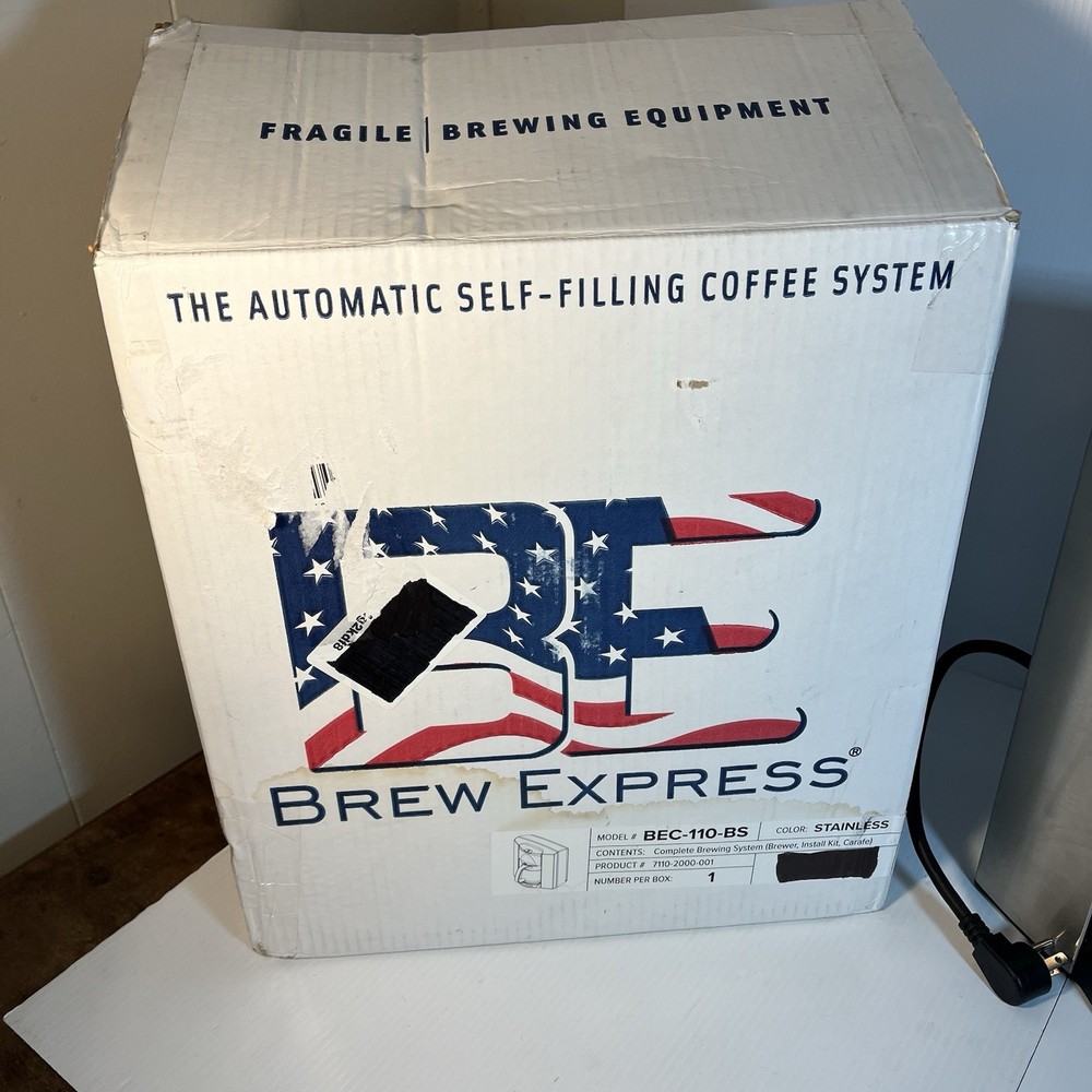 Brew Express BEC-110-BS 10-Cup Counter Top Coffee System w/Automatic Filling