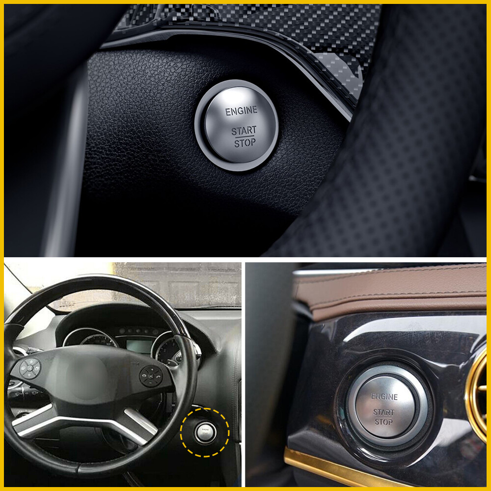 Push To Start Fits Button Benz Mercedes Keyless Go Engine Start Stop Push Button