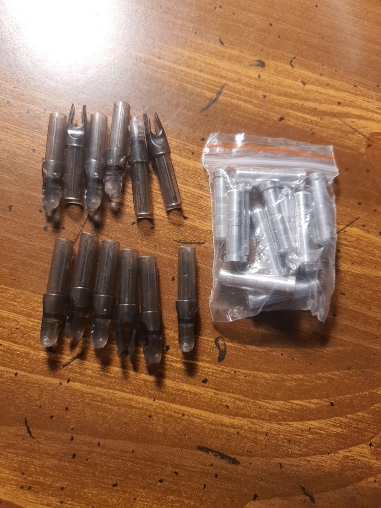 Black Eagle Arrows Standard Nock - Smoke -inserts - Dozen Each