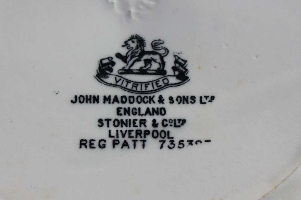 WHITE STAR LINE RMS OLYMPIC ERA PATTERN 2ND CLASS DINNER PLATE VGC 1920'S