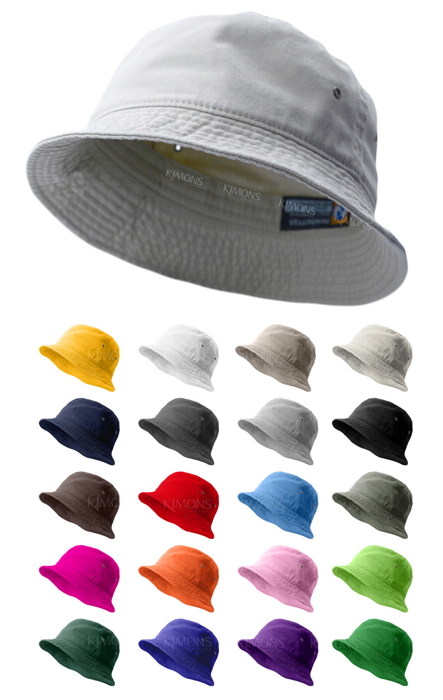 Bucket Hat Cap Cotton Fishing Boonie Brim visor Sun Safari Summer Men Camping BK