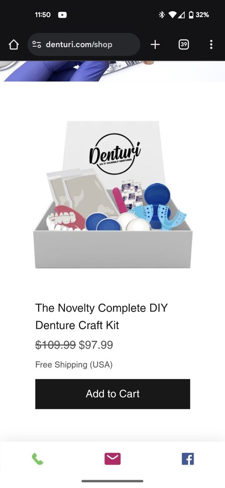 Unopened denturi Kit