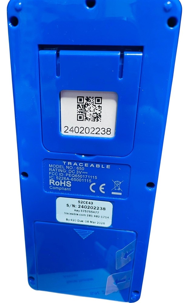 Traceable 6502 Wi-Fi Data Logging Refrigerator/Freezer Thermometer w 2 Probes