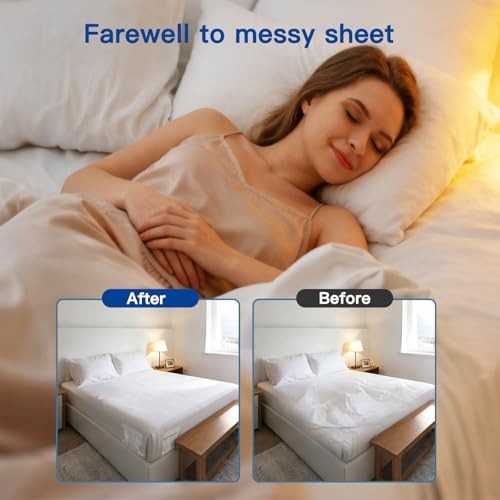 Sheet Holders Bed Sheet Grippers - Fitted Sheet Holder for Corners Keep Sheets