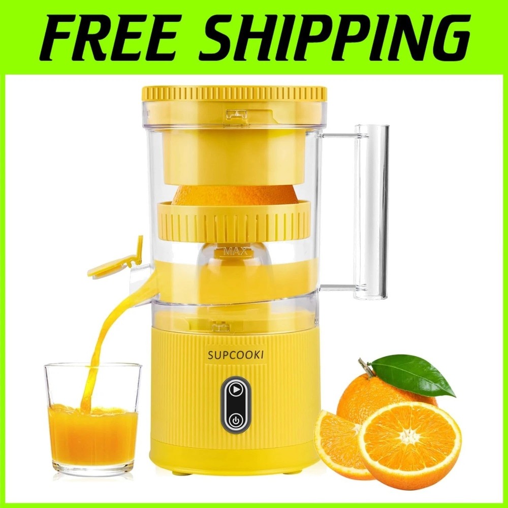 Electric Rechargeable Citrus Juicer - Automatic Sq