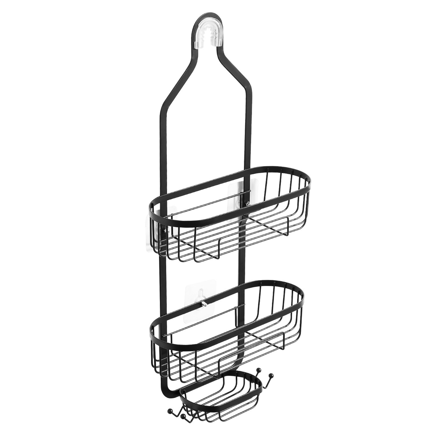 VEVOR Shower Caddy 3-Tier Hanging Bathroom Shower Storage Organization Shelves