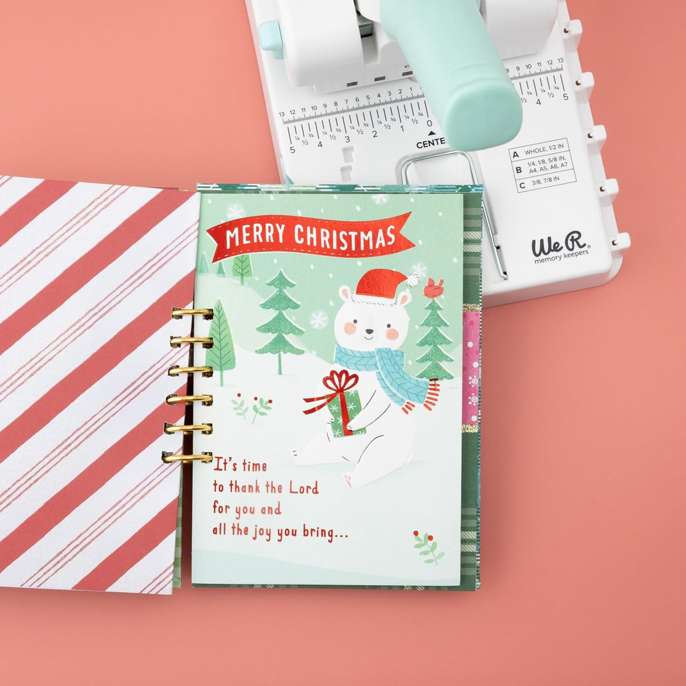 Mini Cinch Bookbinding Machine - Small Craft Tool Compatible with Wire or Spiral