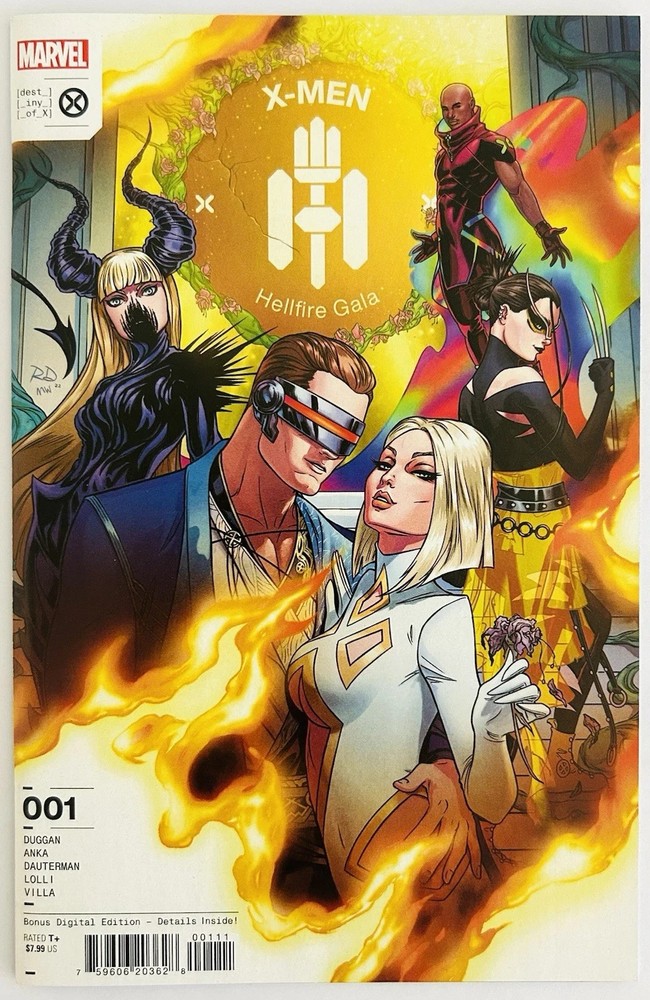 X-Men Hellfire Gala #1 2022 Dauterman Cover A Marvel EB12