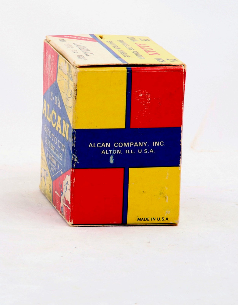 Vintage Alcan 20 Gauge Empty Shotgun Shell Box