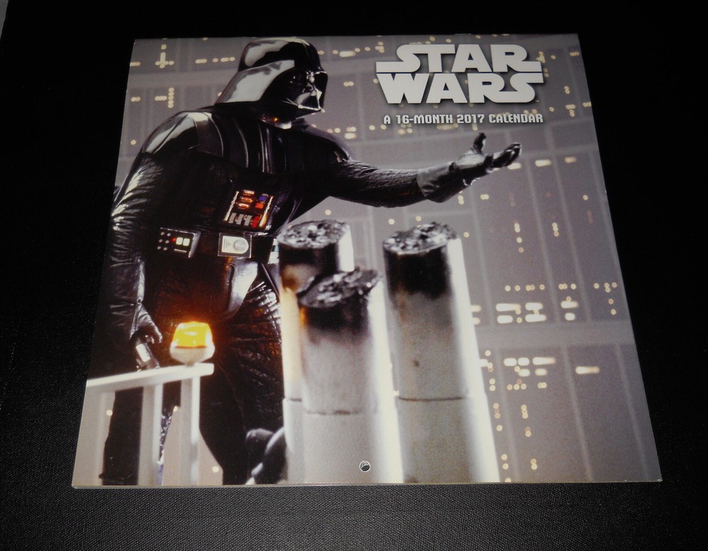 2017 STAR WARS 16 Month CALENDER