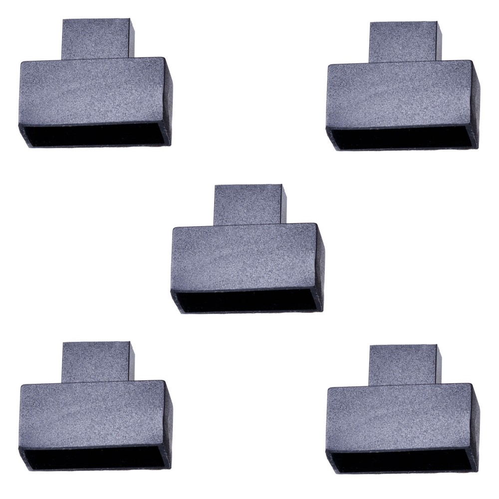Silicone Switch Protector Waterproof Dust Cover Black 5 Pack partCore 150108