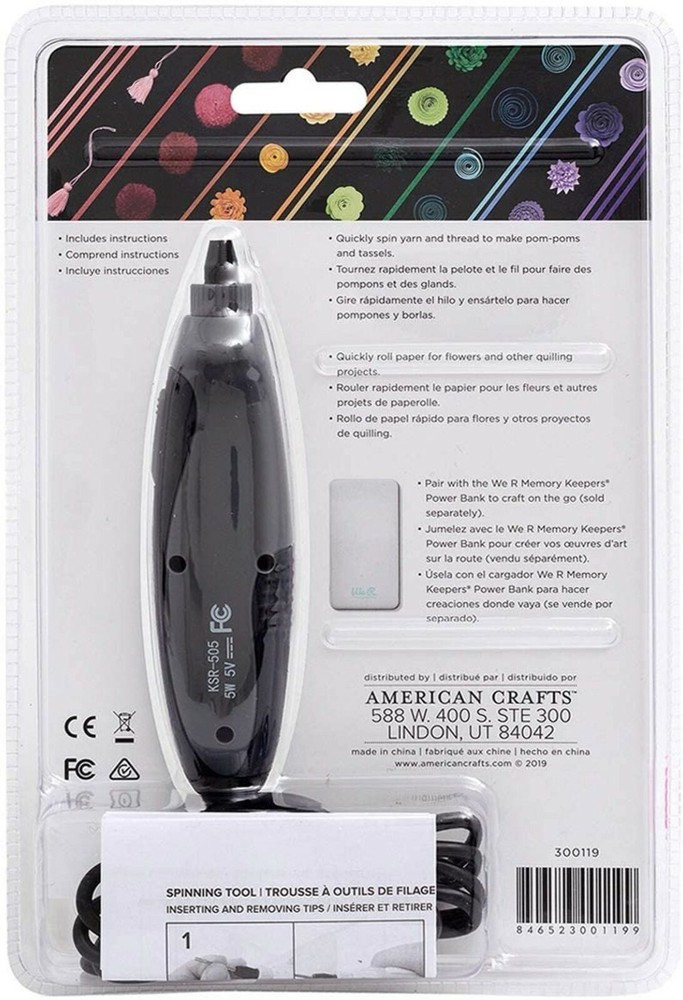 Bazzill Basic/AMERICAN CRAFT USB Spinning Tool Kit #300119 Rotary Tool Plus