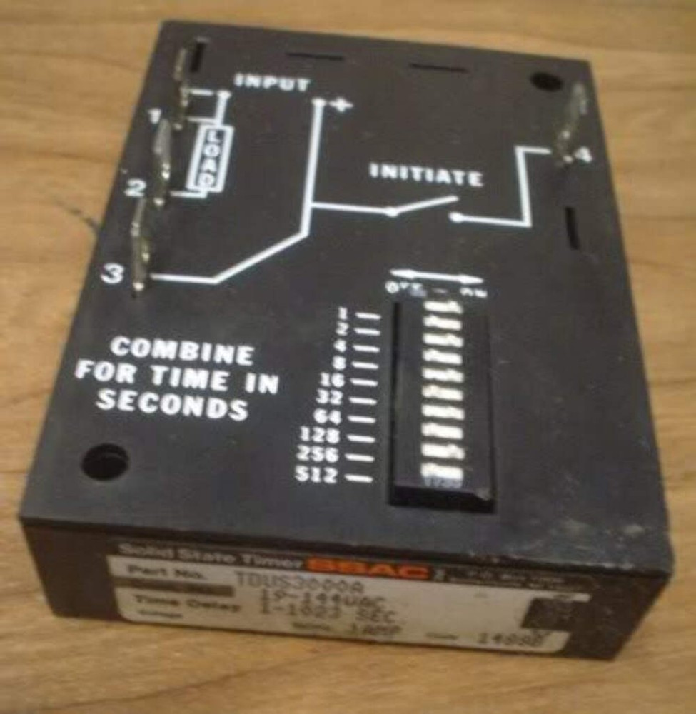 SSAC Inc. TDUS3000A Solid State Timing Relay, 1 Amp